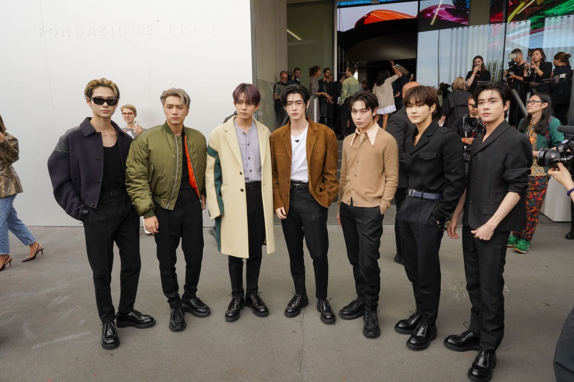 MFW: The Prada Fashion Show at Milan Fashion Week. (Image via Getty)