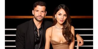 Grigor Dimitrov's actress girlfriend Eiza Gonzalez relaxes in gray top as duo enjoy stunning coastal scenes from their yacht