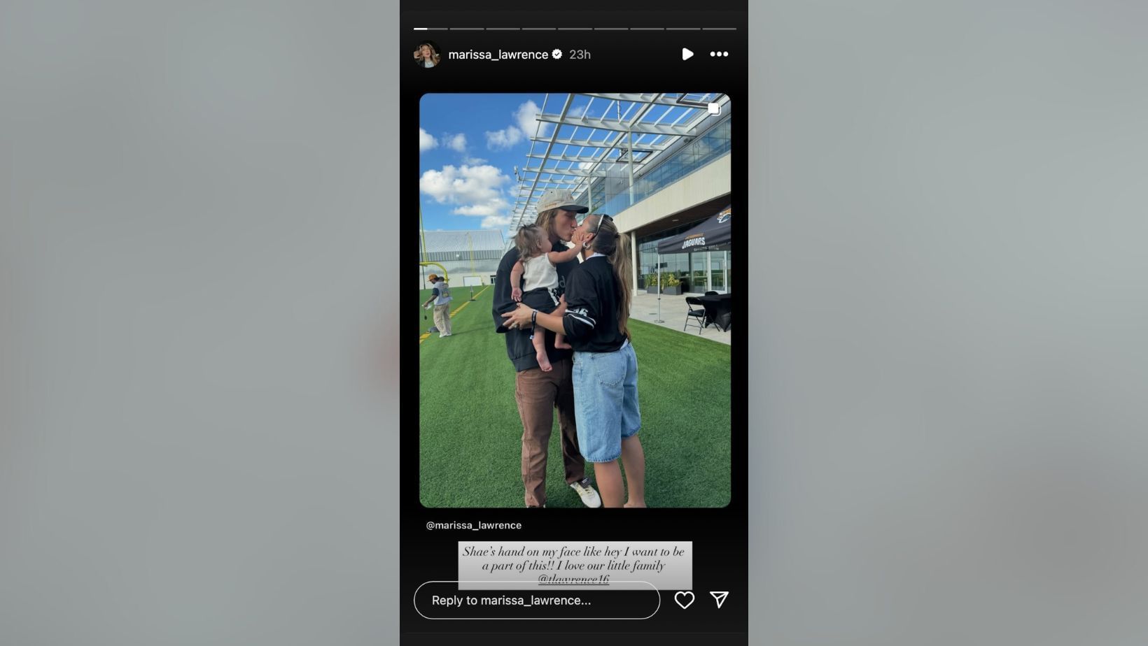 Trevor Lawrence&#039;s wife, Marissa, pens down emotional note embracing candid family moments (Image Credit: Marissa/IG)
