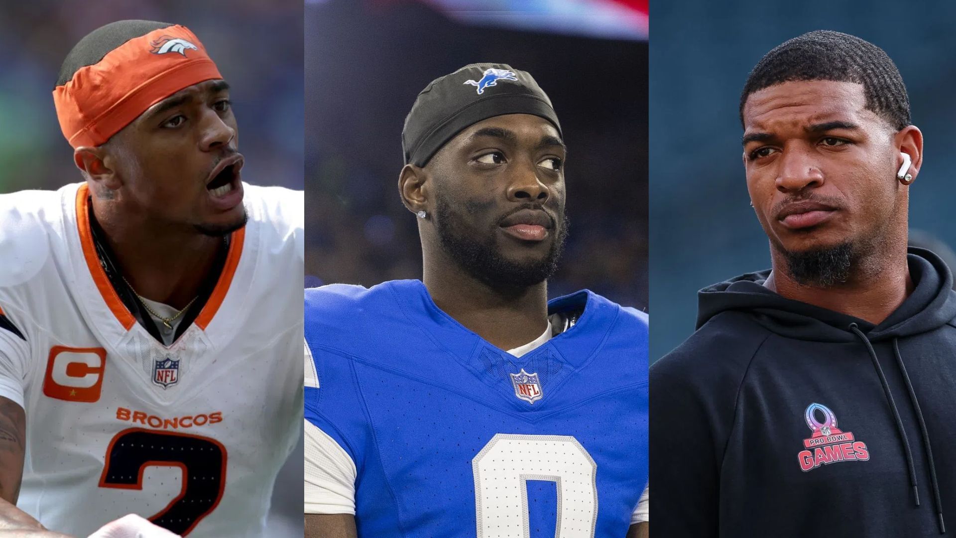 Patrick Surtain, Terrion Arnold and Ja&rsquo;Marr Chase (Source: Getty)