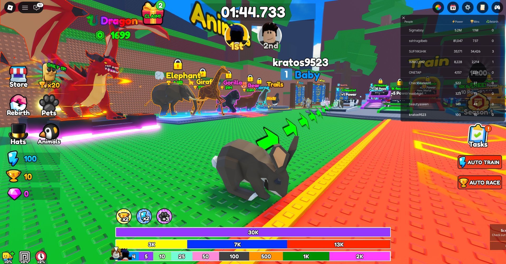Free items in-game (Image via Roblox)