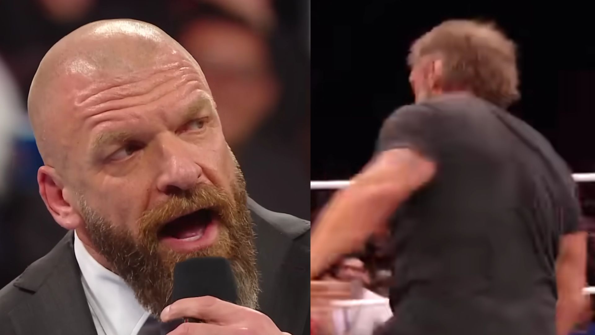 An AEW star might make a one-off appearance on WWE. (Images via WWE and AEW YouTube) 