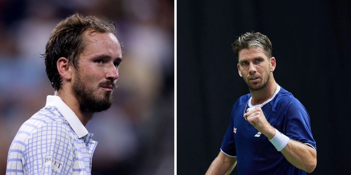 Daniil Medvedev (L) vs Cameron Norrie (R), Source: Getty Images