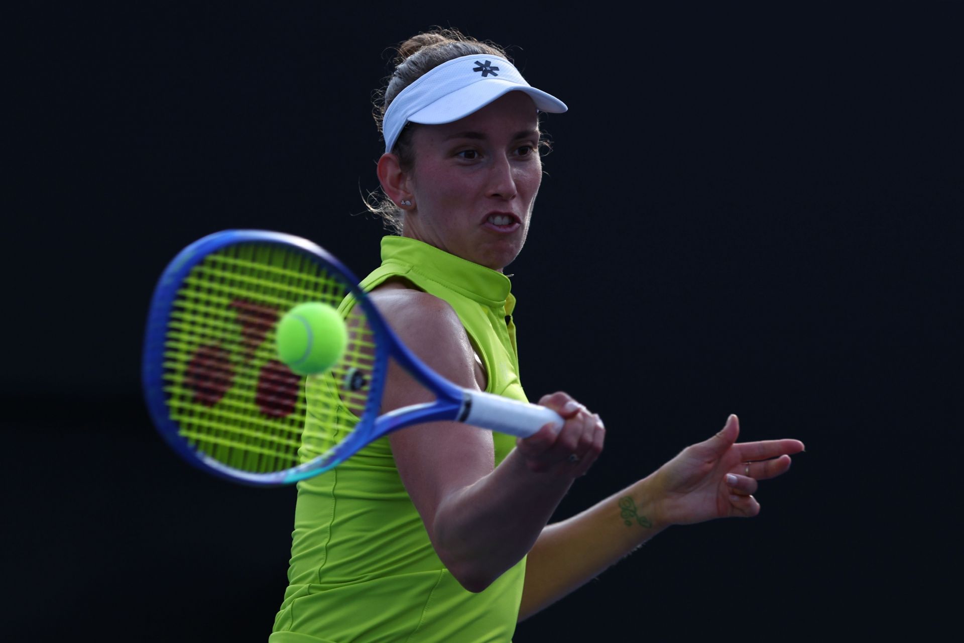 Elise Mertens at the Guadalajara Open 2025. (Photo: Getty)