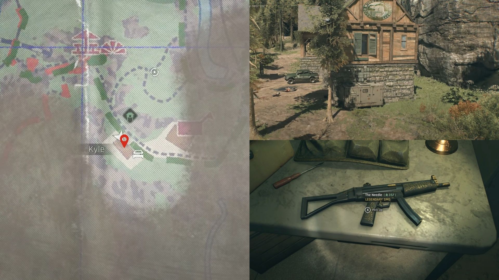 The Needle legendary pistol location in Dying Light: The Beast (Image via Techland || YouTube/LunarGaming)