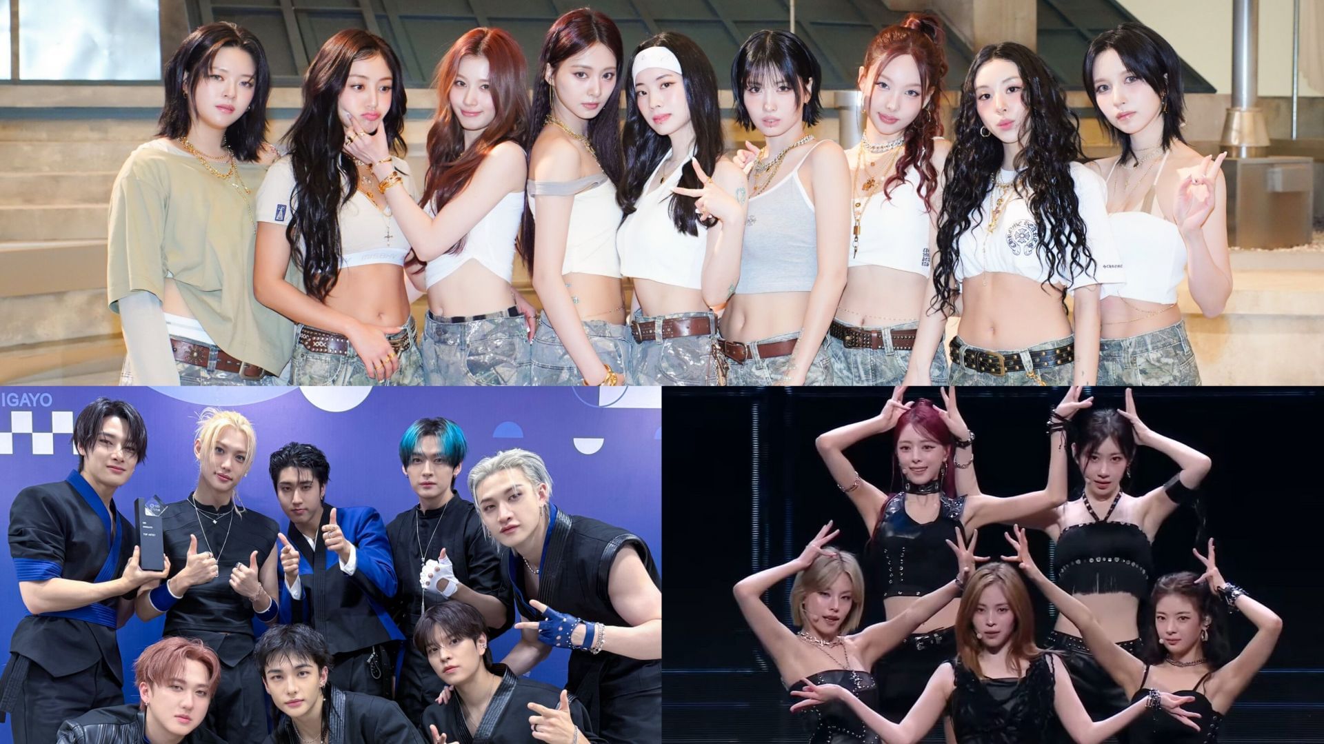 JYP Artists to get together for Game Caterers (Images via X/@JYPETWICE, @Stray_Kids, &amp; @ITZYofficial)