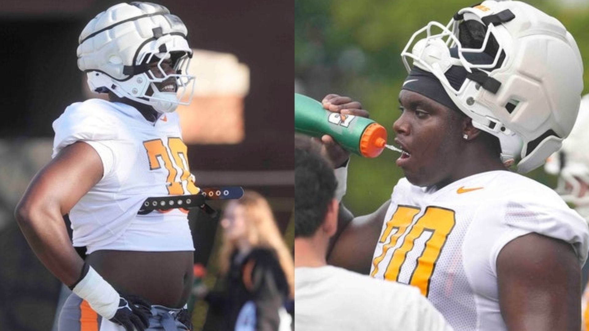 Tennessee offensive lineman David Sanders