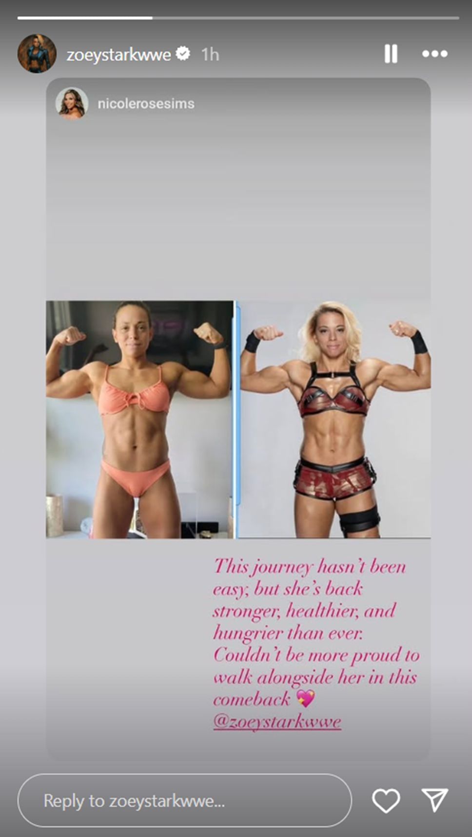 Zoey Stark has been AWOL for several months [Image credit: Stark&#039;s Instagram ]