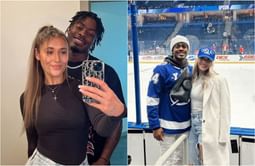 Malaki Starks' fiancée Savanna drops 4-word message as she locks lips with Ravens rookie before NFL debut