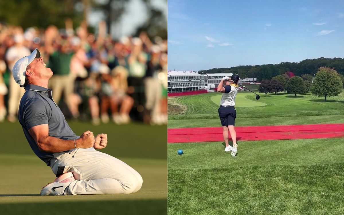 WATCH: Rory McIlroy hits Bethpage range as Team Europe begins Ryder Cup 2025 prep