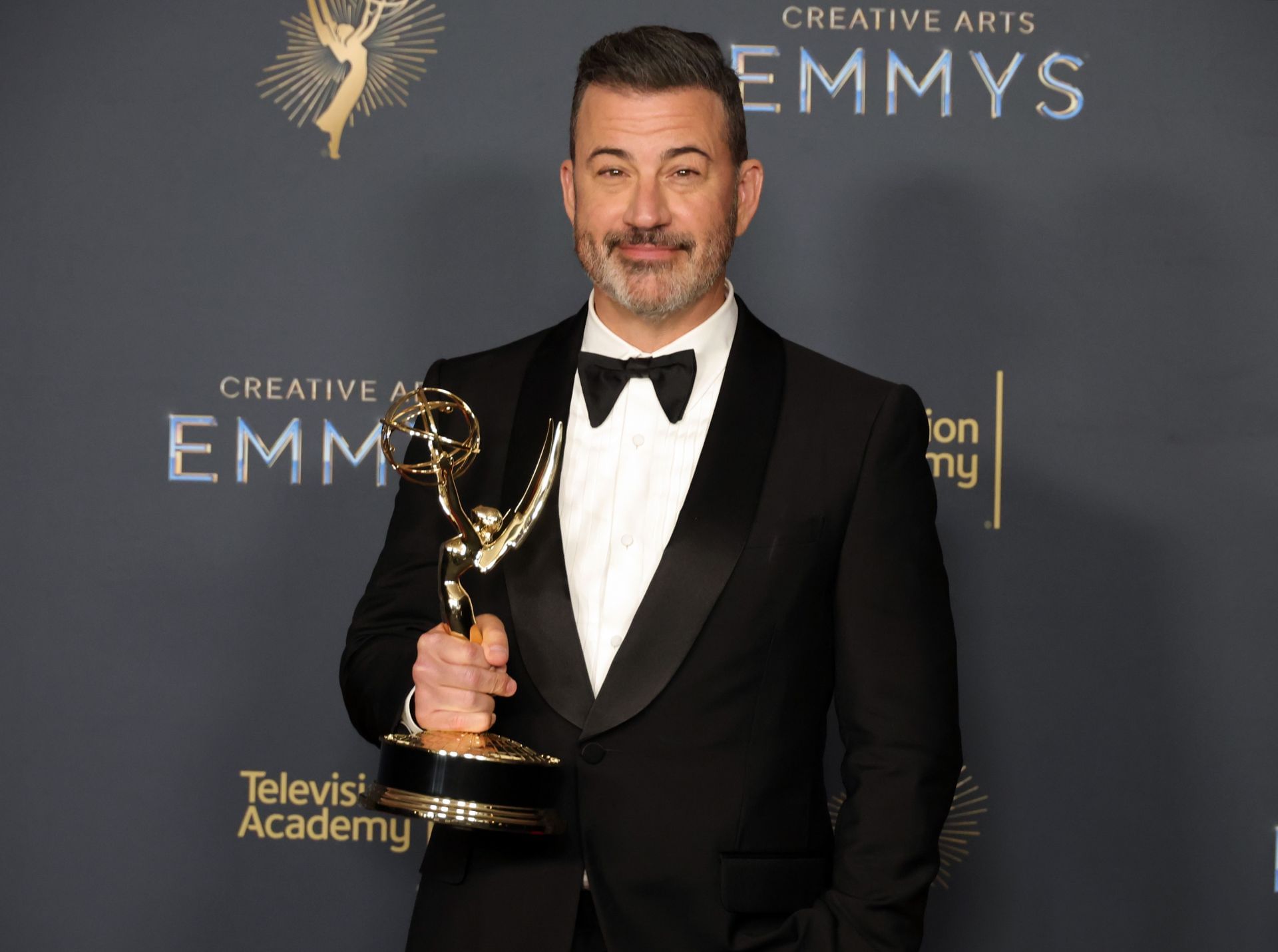 Jimmy Kimmel at the 2025 Creative Arts Emmy Awards (Image via Getty)