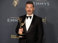 Jimmy Kimmel at the 2025 Creative Arts Emmy Awards (Image via Getty)