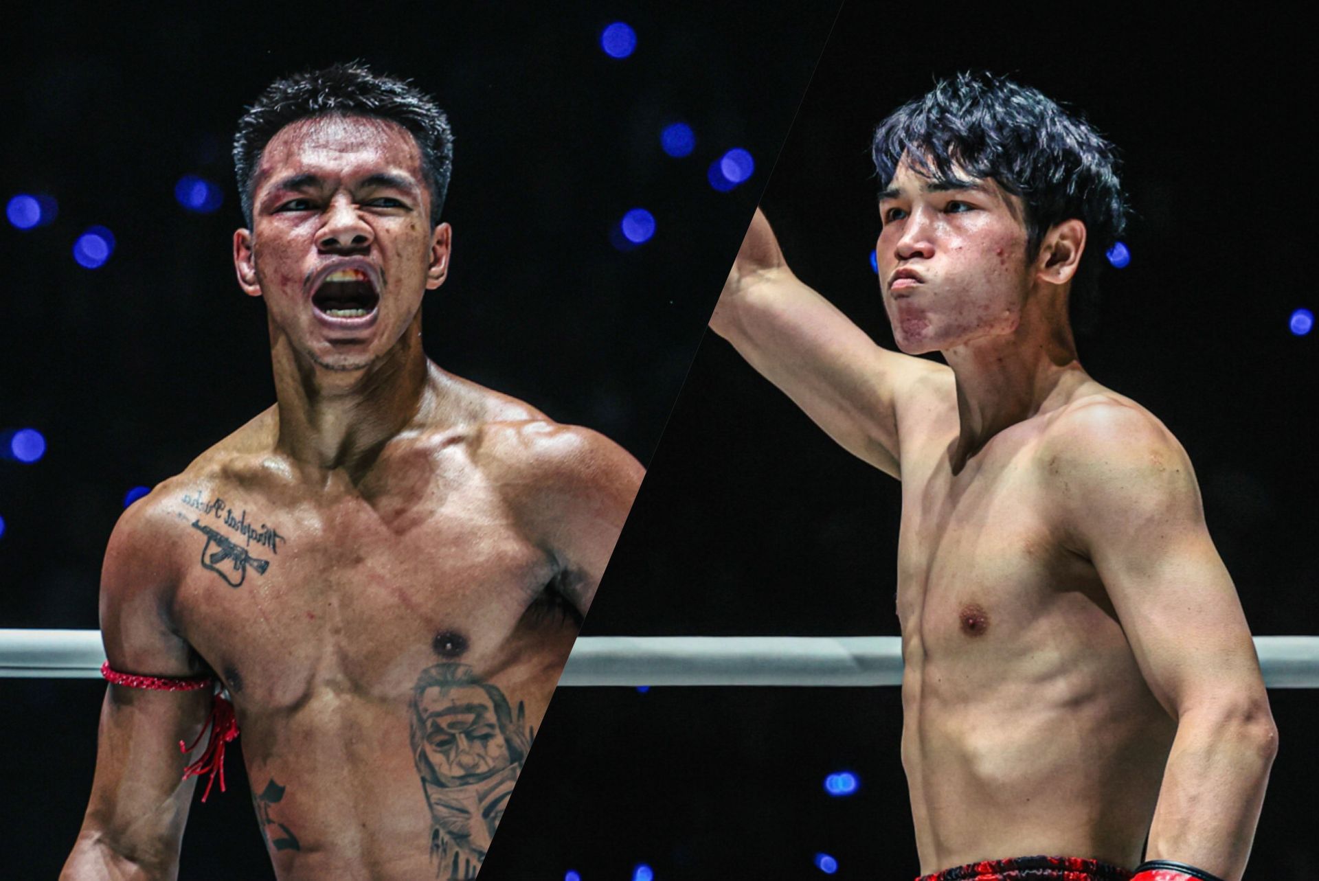 (From left) Shadow Singha Mawynn and Liu Mengyang throw down at ONE Friday Fights 126. [Images: ONE Championship]