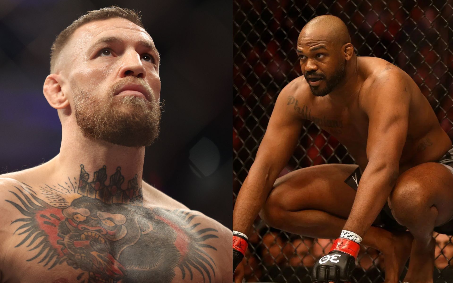 Conor McGregor (left) and Jon Jones (right) want to compete on UFC White House card. [Images courtesy: Getty]
