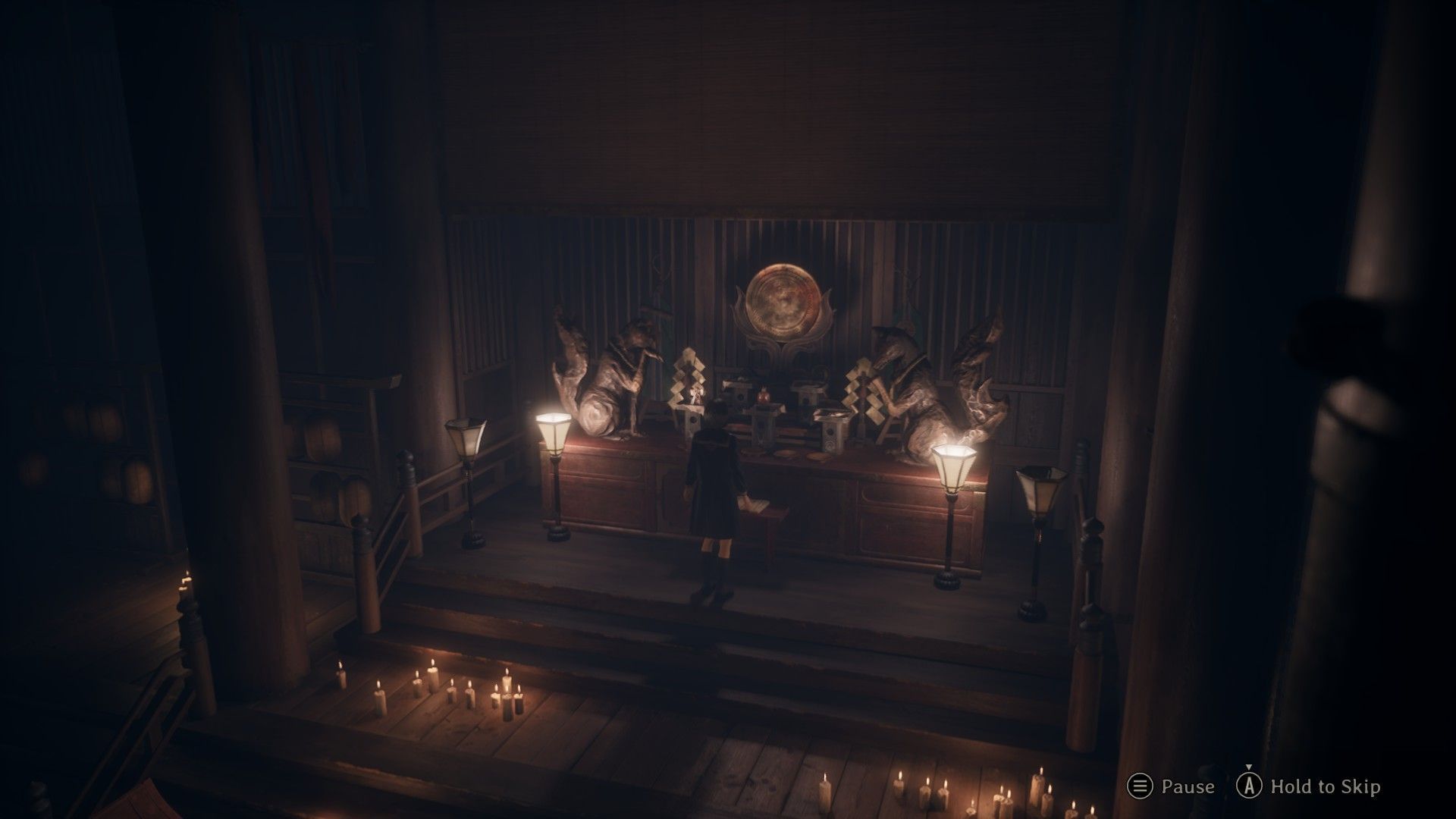 Solve the Altar puzzle in Act 1: Dark Shrine Path (Image via KONAMI || Sportskeeda Gaming)