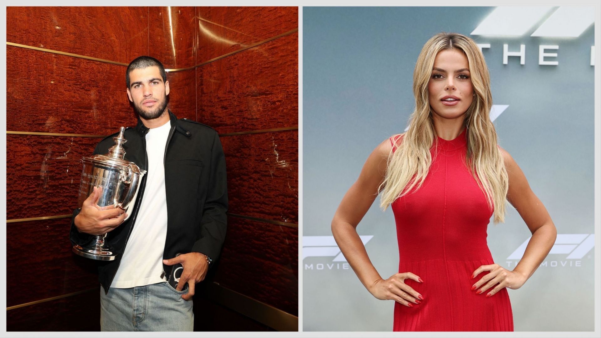 Meet Brooks Nader (R) who is allegedly in a relationship with Carlos Alcaraz (L), (Source: Getty Images)
