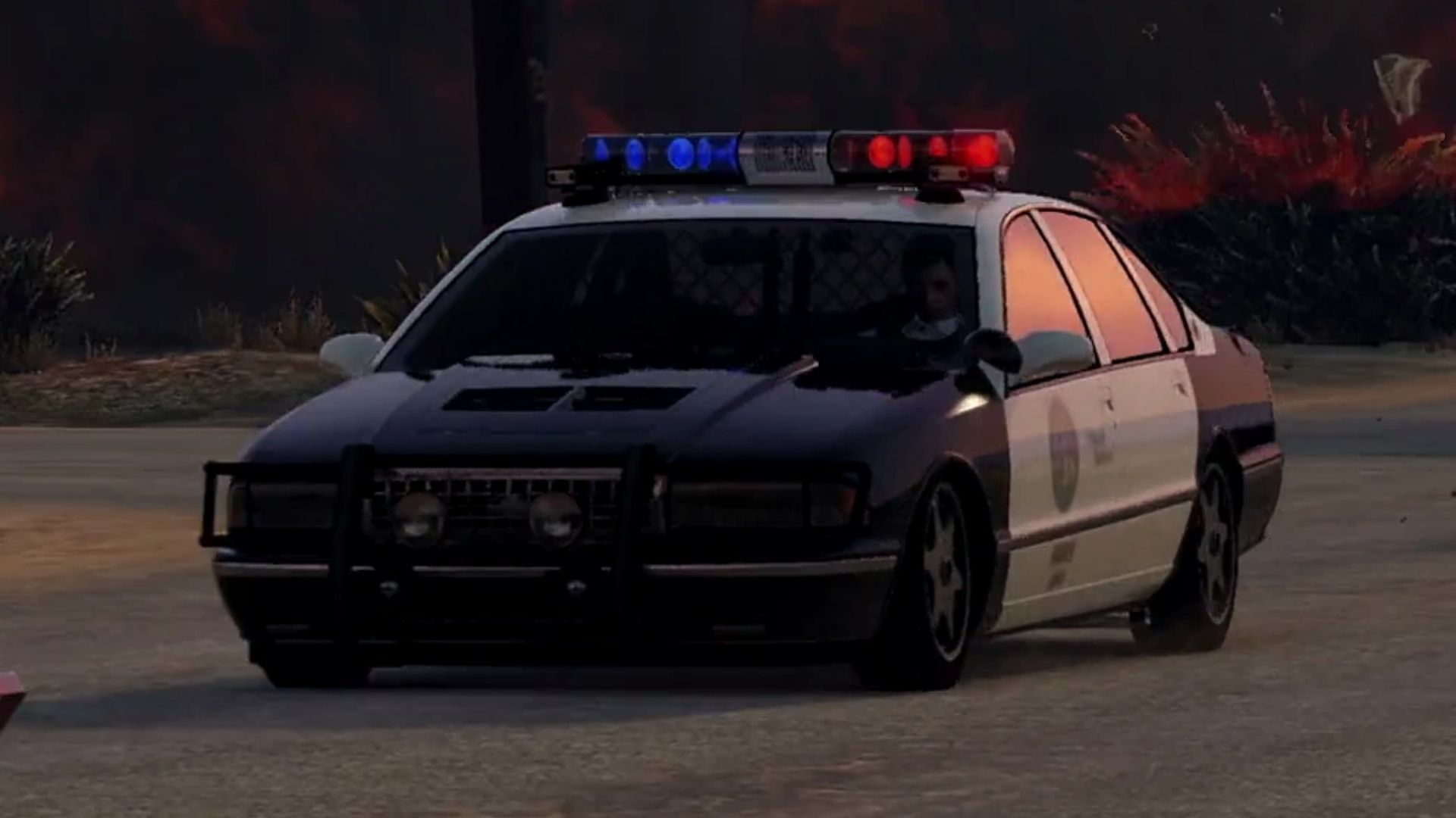 The Impaler LX and the SZ have cruiser variants that are perfectly suited for police work (Image via Rockstar Games)
