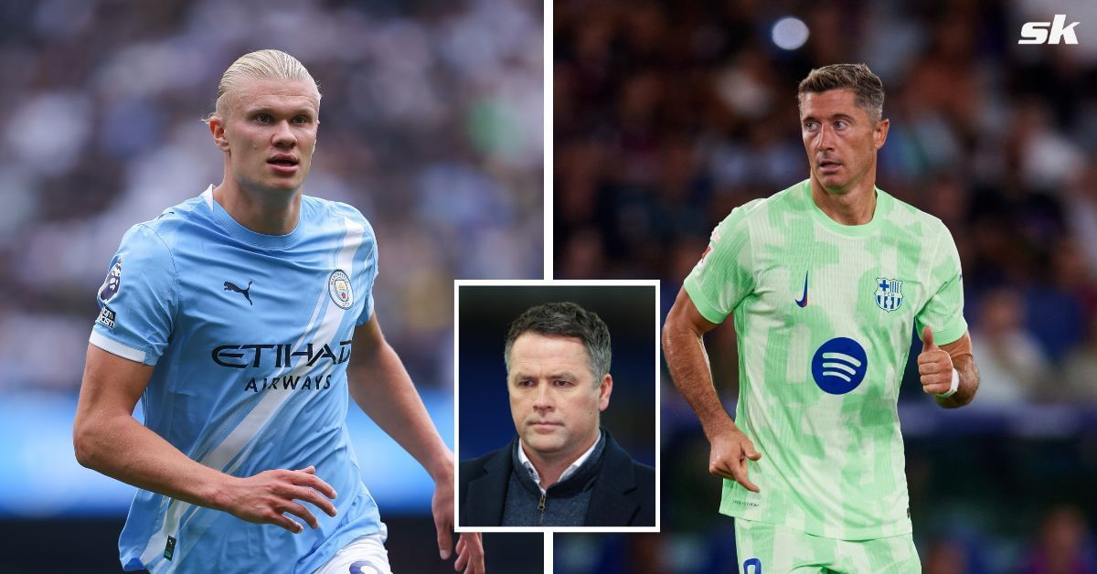 Michael Owen on Robert Lewandowski and Erling Haaland