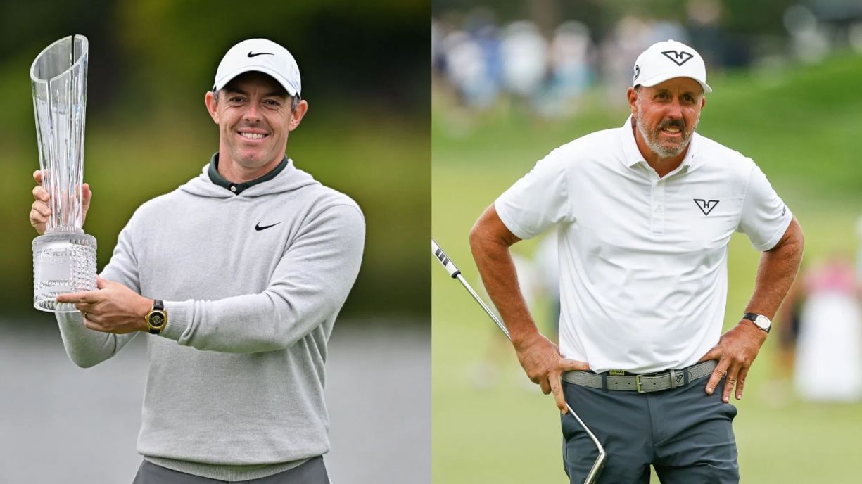 Rory McIlroy and Phil Mickelson
