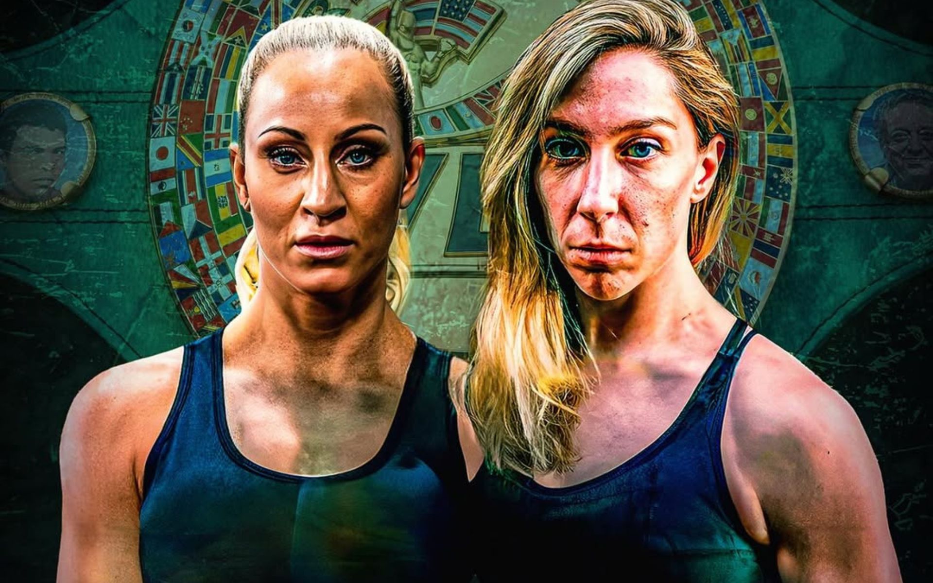Kaye Scott (left) and Olivia Curry (right) will lock horns for the women