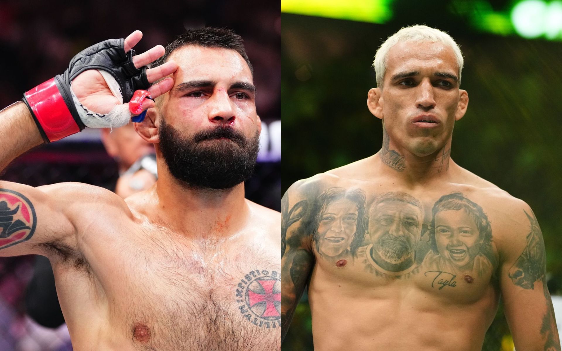 Benoit Saint Denis (left) wants to face Charles Oliveira (right). [Images courtesy: Getty]