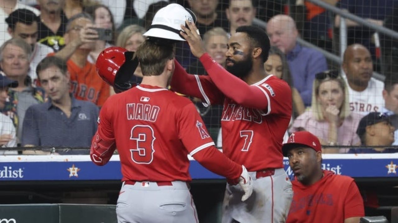 Jo Adell and Taylor Ward [Source: Imagn]