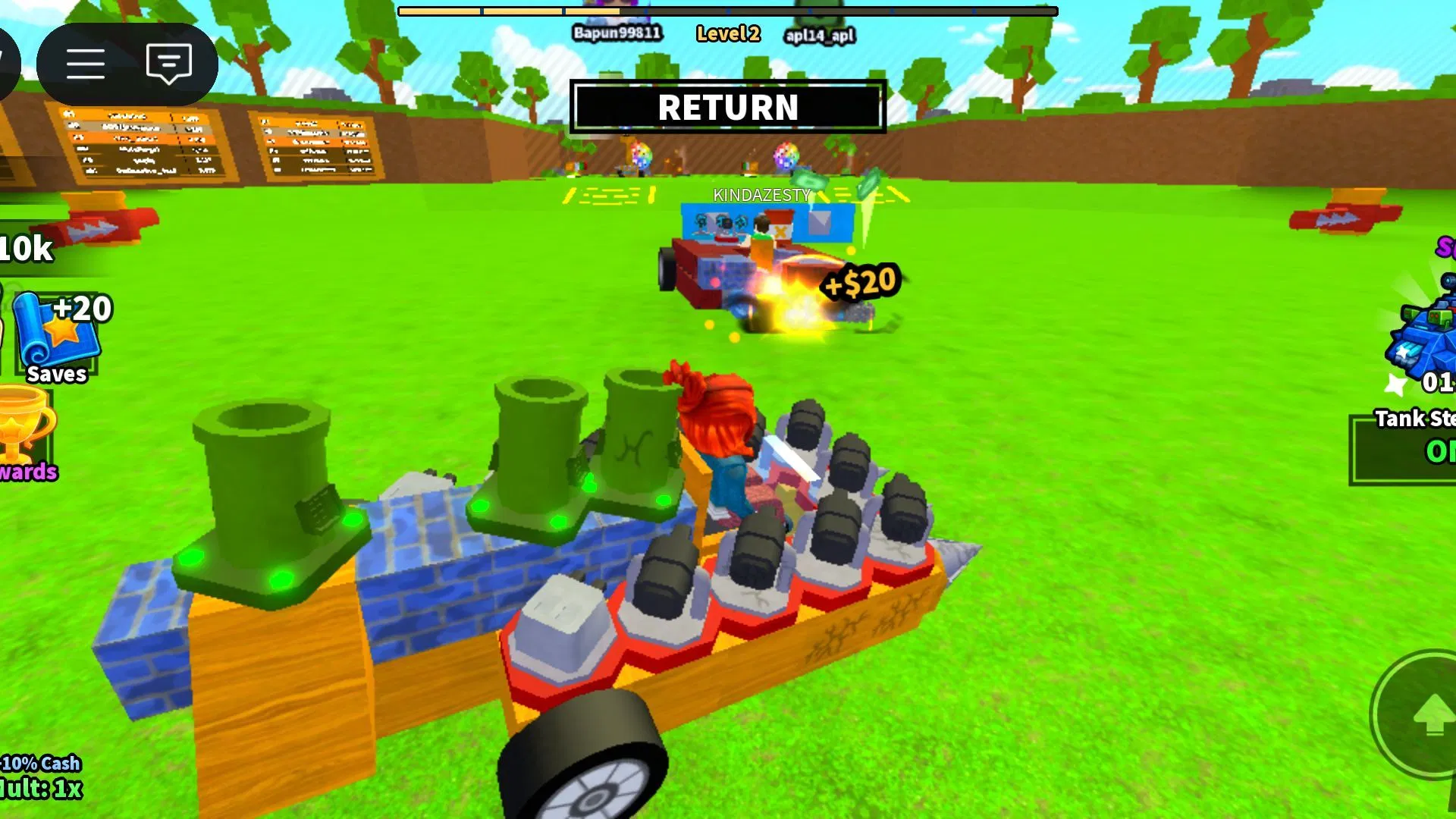Fighting in Battles (Image via Roblox)