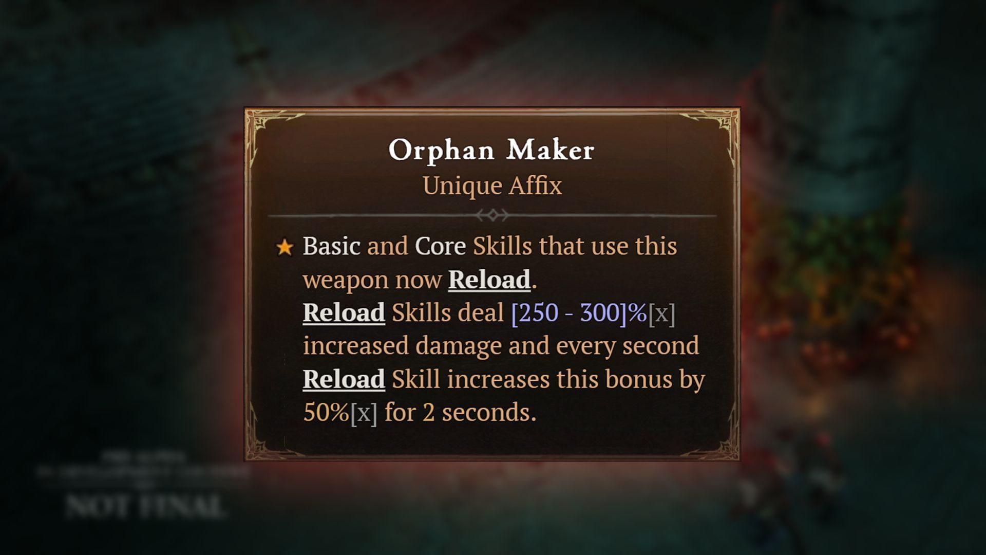 The Reload unique effect of the Orphan Maker drastically increases the damage output of the Rogue (Image via Gearbox Software)