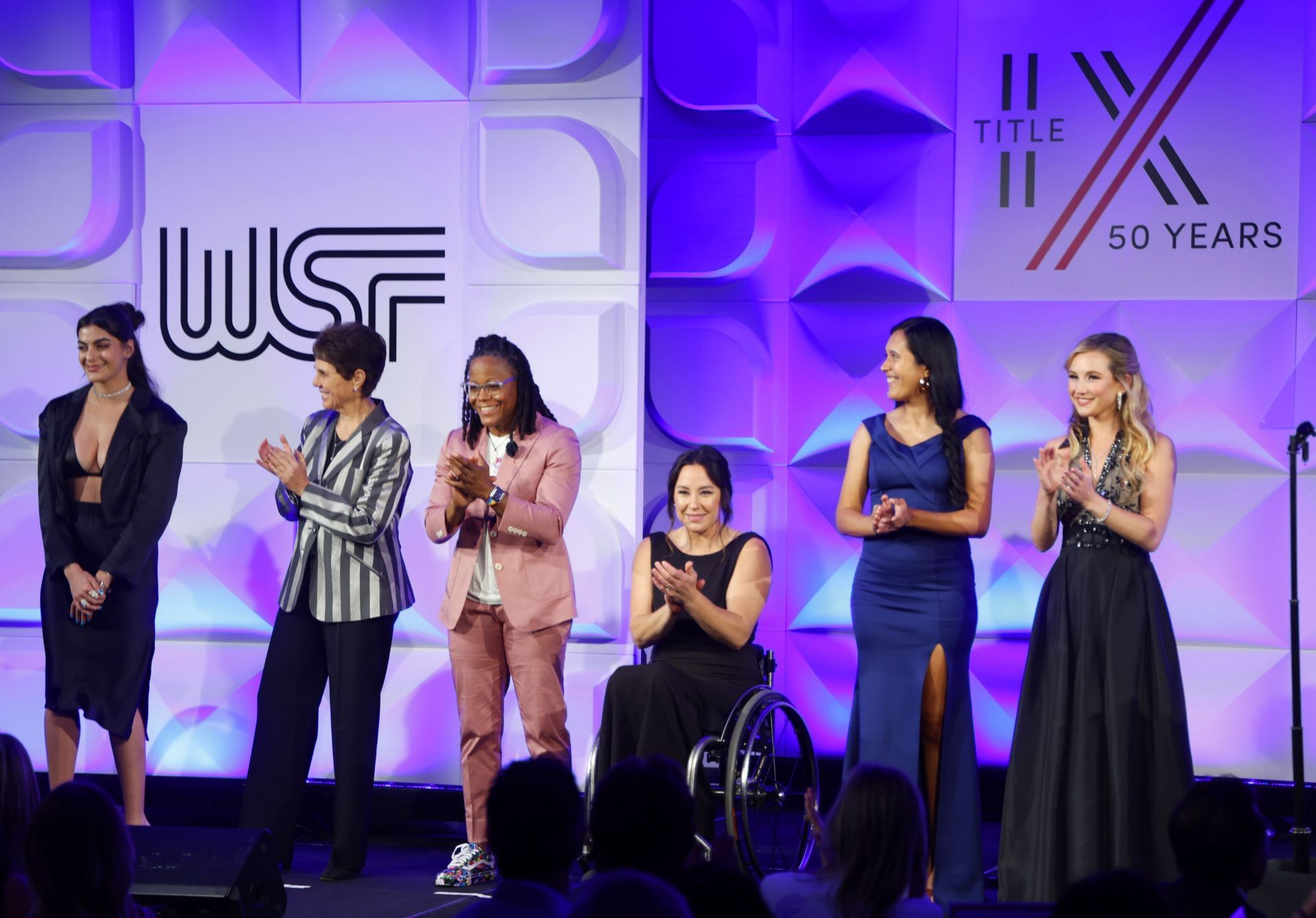 Toni Breidinger (far left) during the 2022 Annual Salute To Women In Sports. Source: Getty
