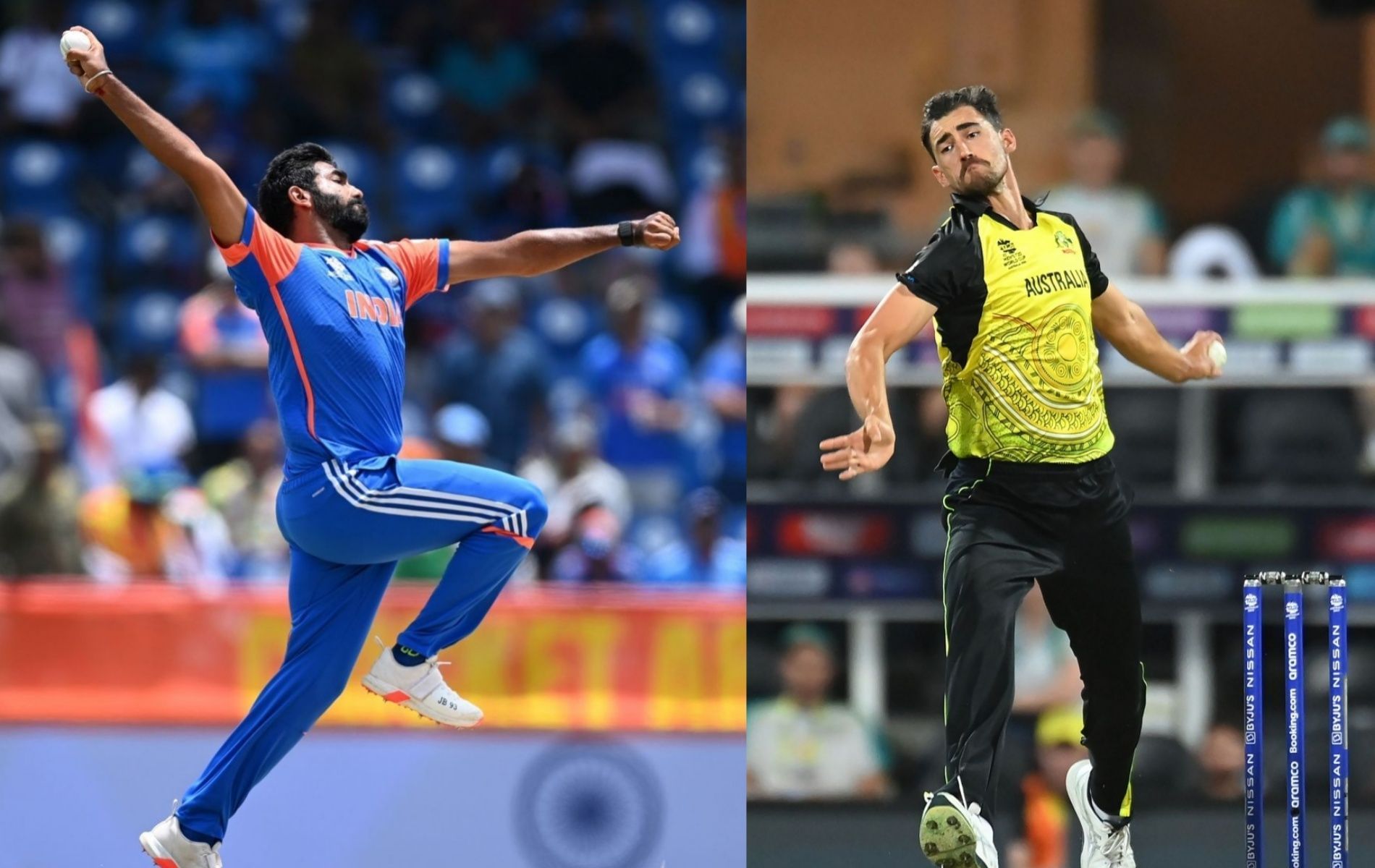 Mitchell Starc, Jasprit Bumrah 