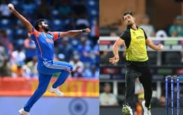 Mitchell Starc vs Jasprit Bumrah - comparing their stats after 65 T20Is