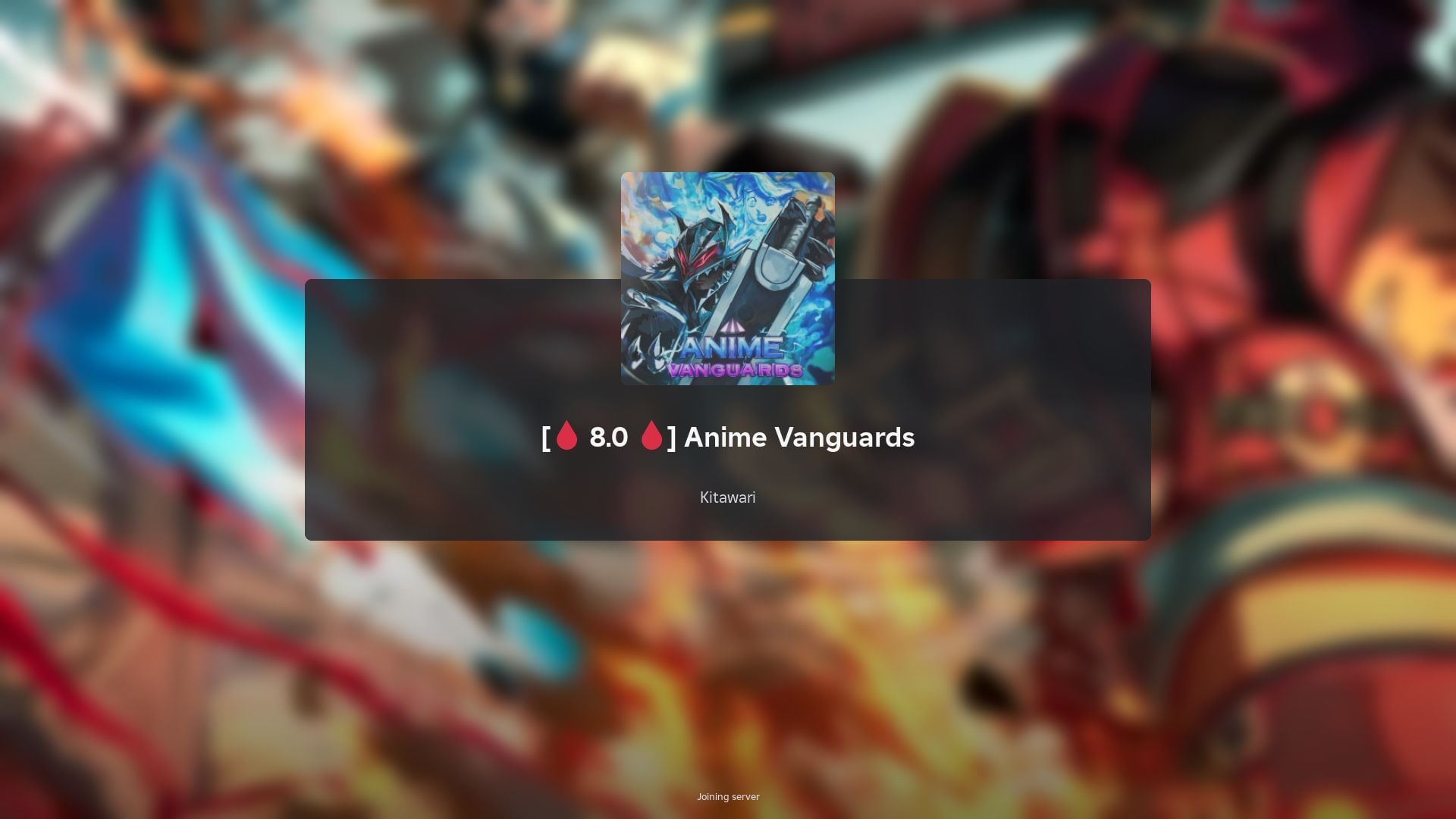 Roblox Anime Vanguards