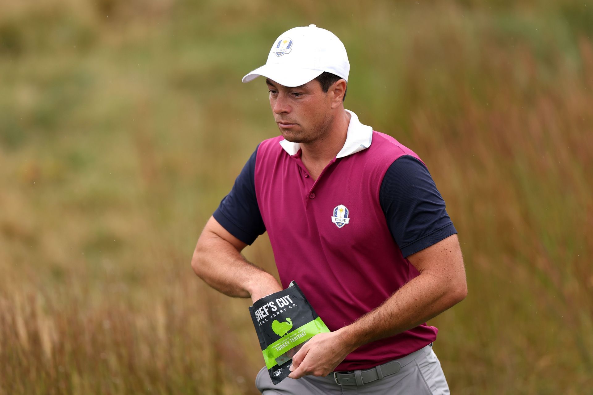 Viktor Hovland at Ryder Cup 2025 - Previews - Source: Getty