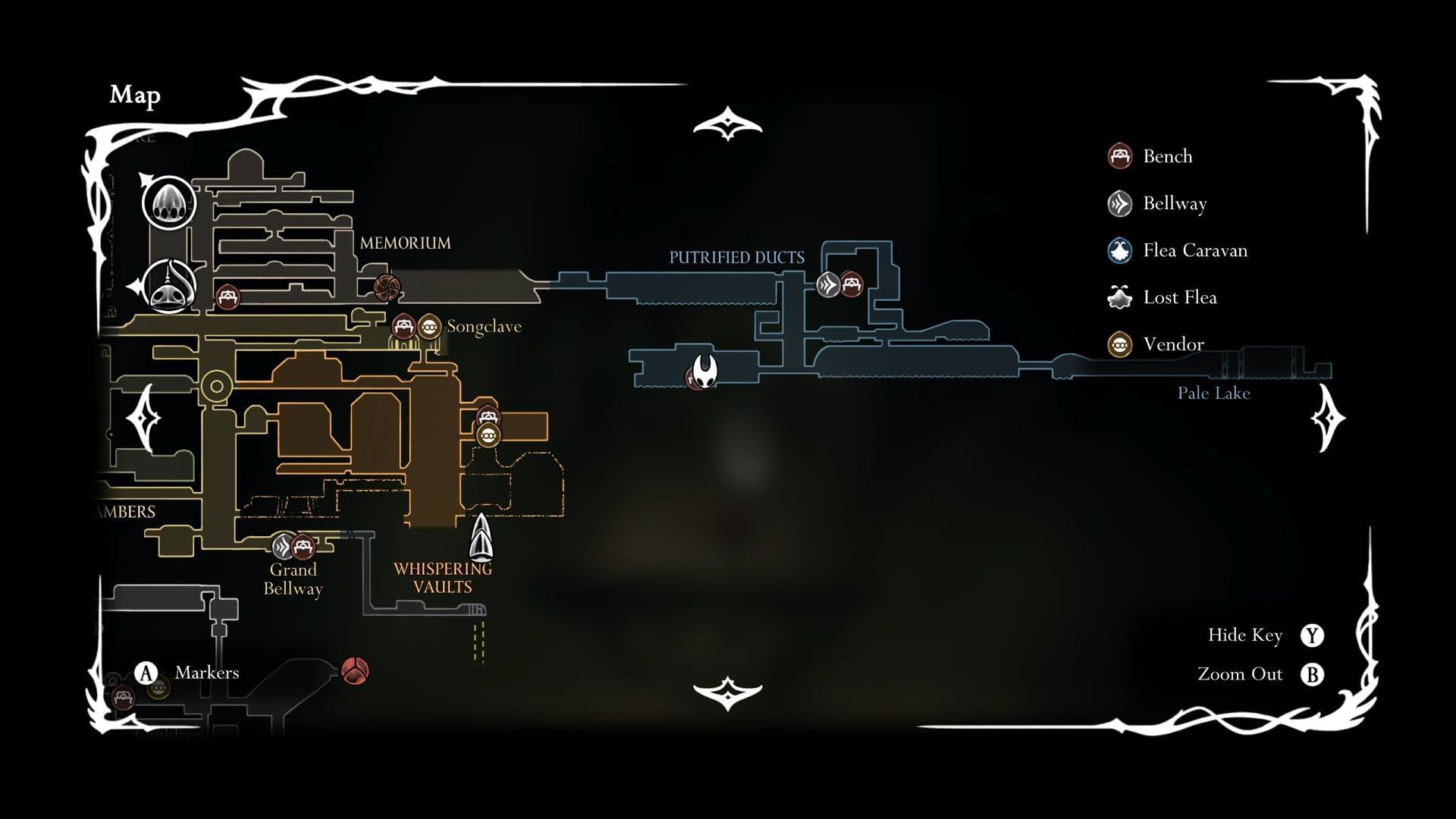 Location of the Huntress, who is key to getting the Broodfeast wish in Hollow Knight Silksong (Image via Team Cherry || YouTube@/aerovale)