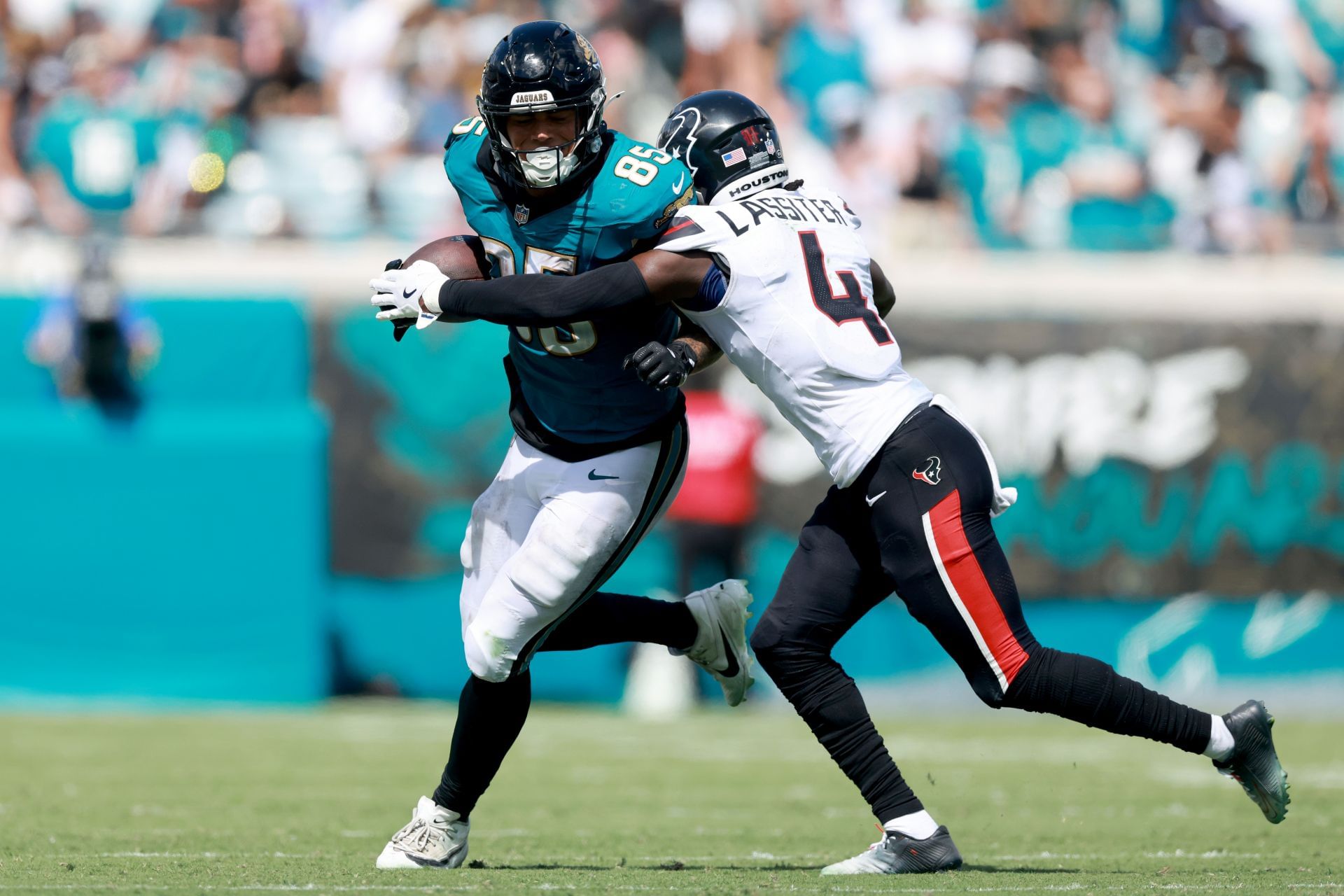 Brenton Strange at Houston Texans v Jacksonville Jaguars - Source: Getty