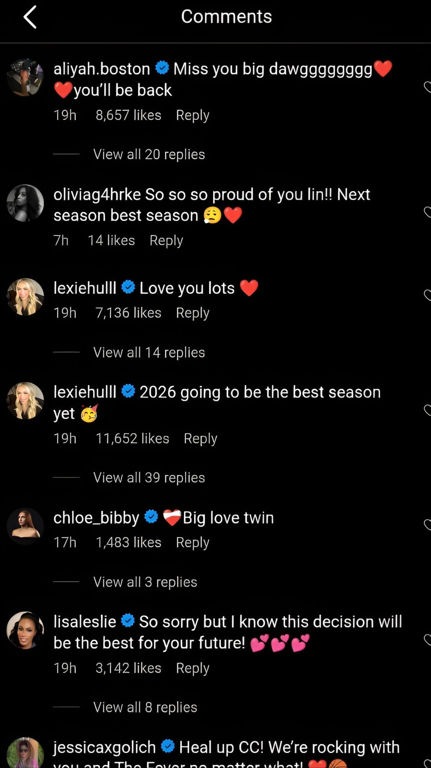 Comments on the post