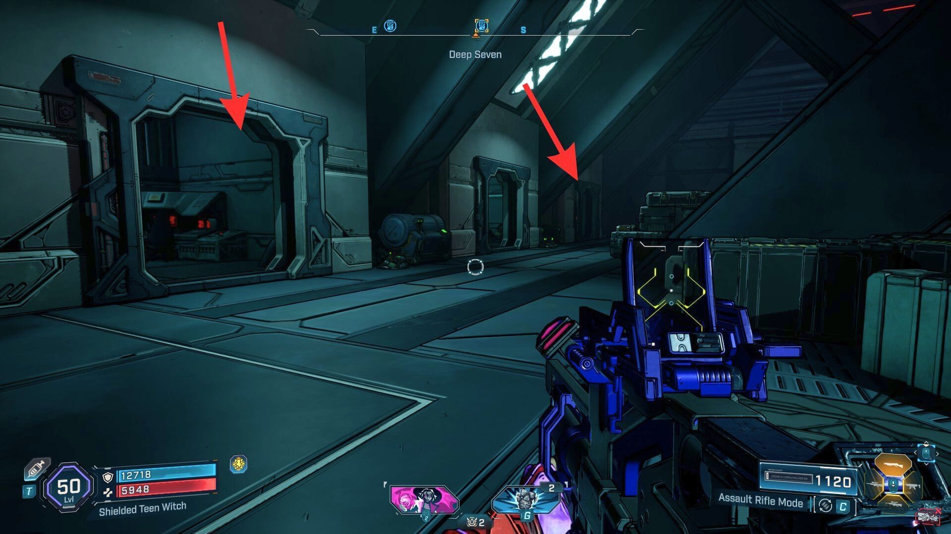 The first two Logs in the area are inside these rooms (Image via 2K)