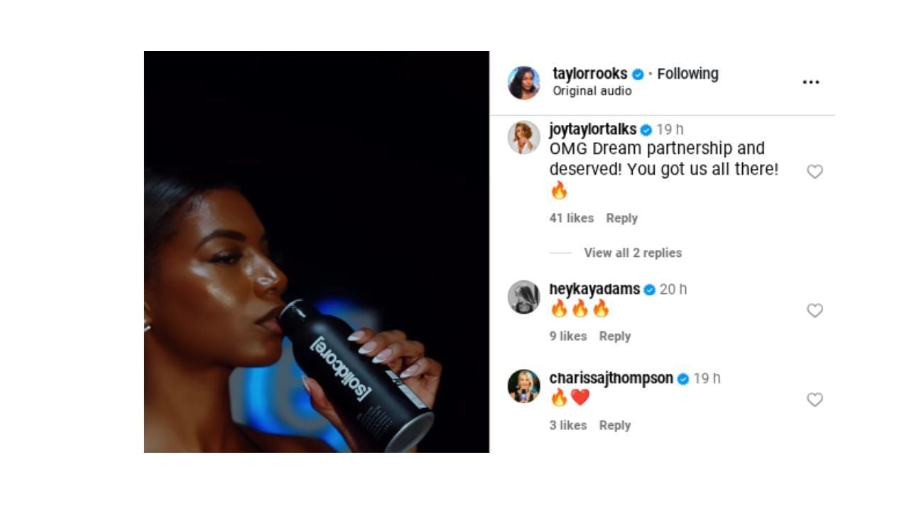 Tarylor Rooks Taylor Rooks turns heads with pilates workout in fitting black romper ...