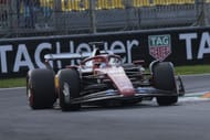 Charles Leclerc of Monaco drives the (16) Scuderia Ferrari HP SF-25 Ferrari during the free practice of the Formula 1 Pirelli Gran Premio d'Italia 2025 in Monza, Italy - Source: Getty
