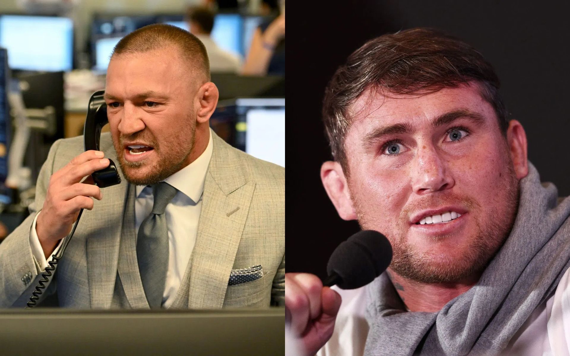 Darren Till (right) FaceTimed Conor McGregor (left). [Images courtesy: Getty Images]