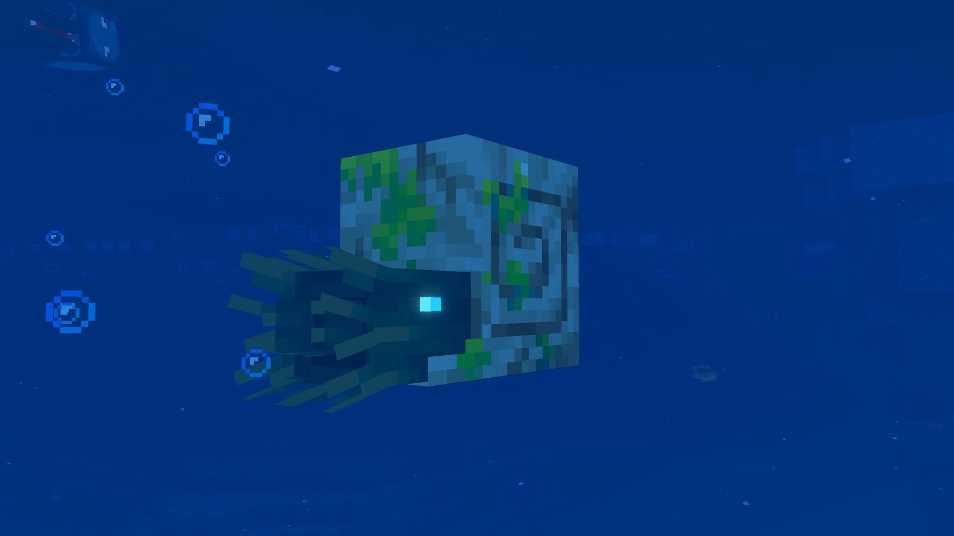 Zombie Nautilus will spawn with a Drowned Zombie mount, wielding a trident (Image via Mojang Studios)