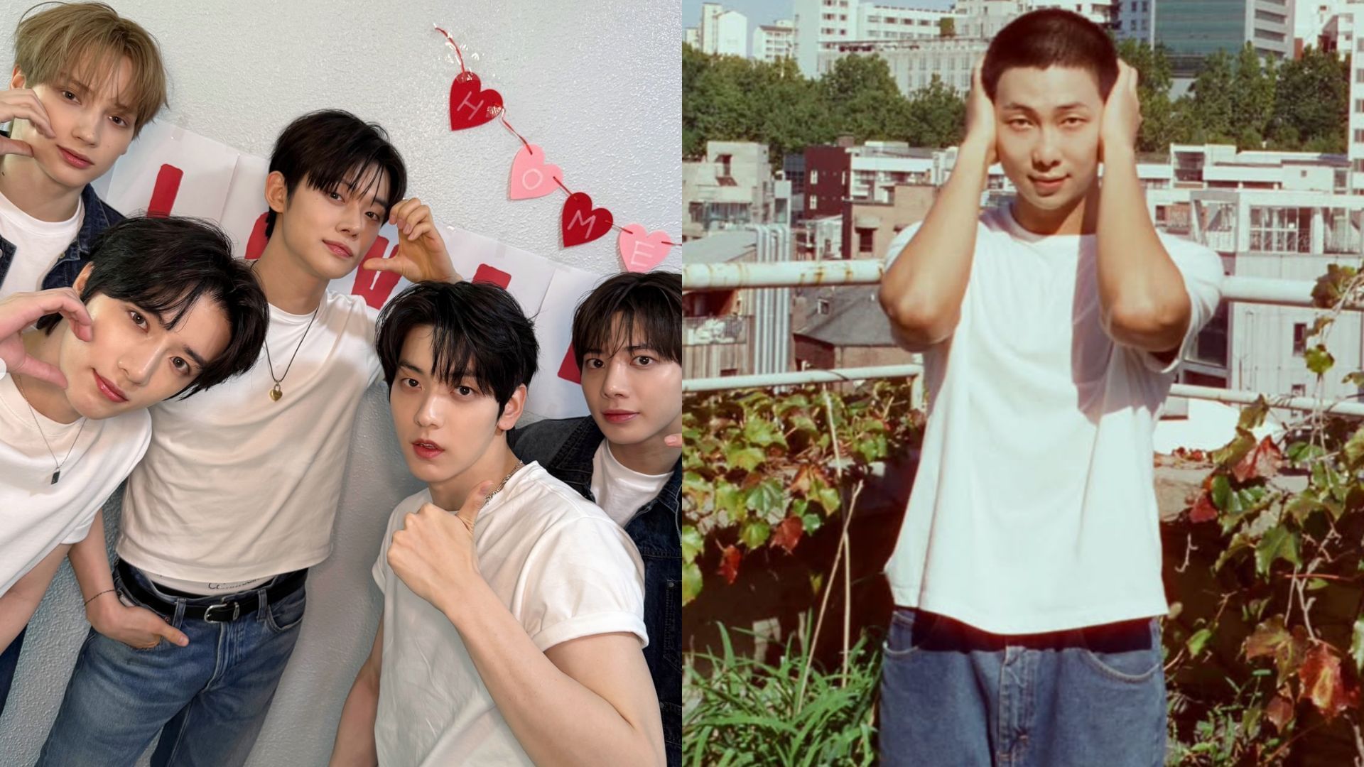 TXT members and BTS