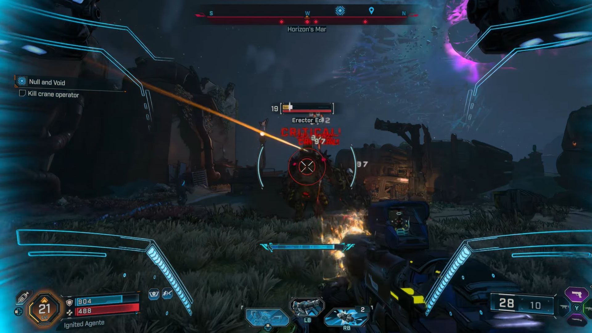 Erector Ed is vulnerable to Corrosive and Shock damage (Image via Gearbox Software)