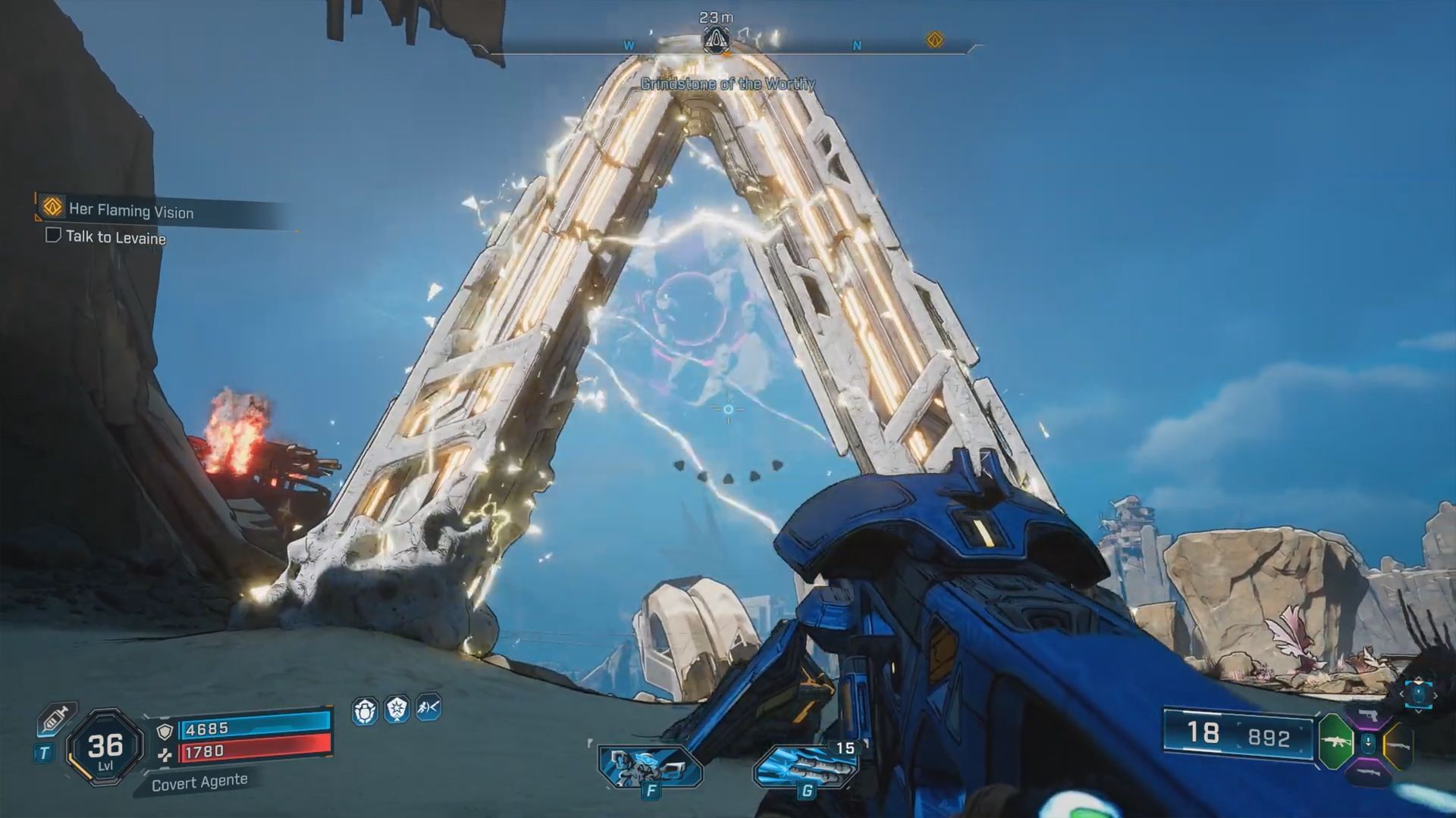 Unlock the Arch of Radix to challenge him inside the vault (Image via Gearbox Software)