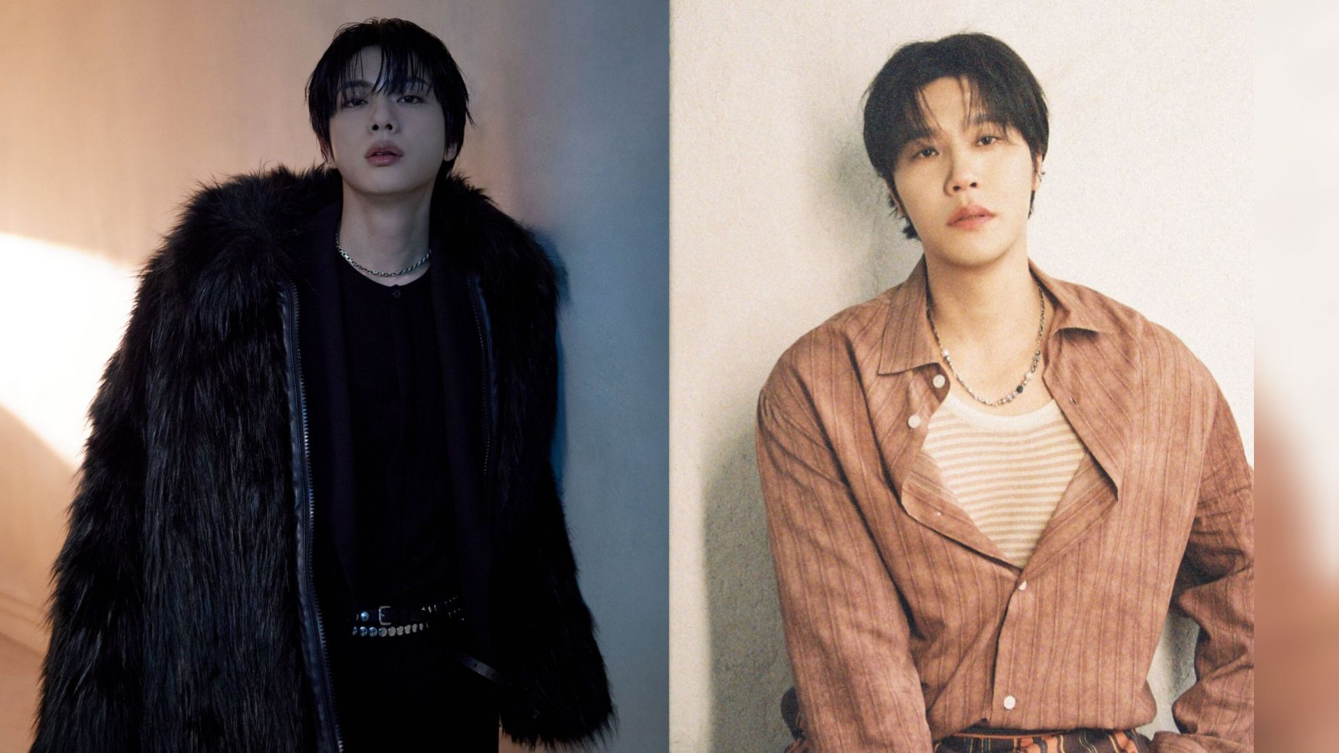Lee Hyun reveals BTS Jin helped shape lyrics (Images via X/@BIGHIT_MUSIC &amp; @LeeHyun_bighit)