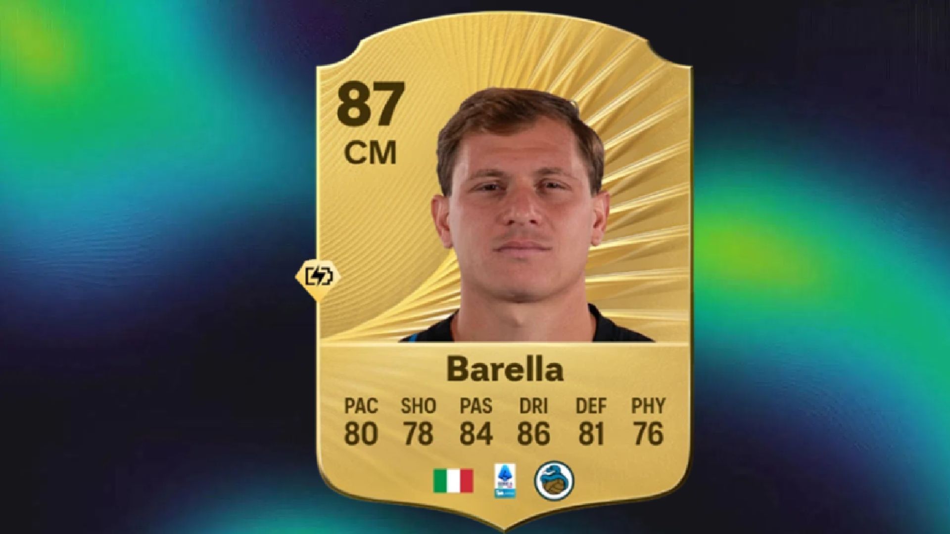 Nico Barella is one of Inter&#039;s key men (Image via EA Sports/)