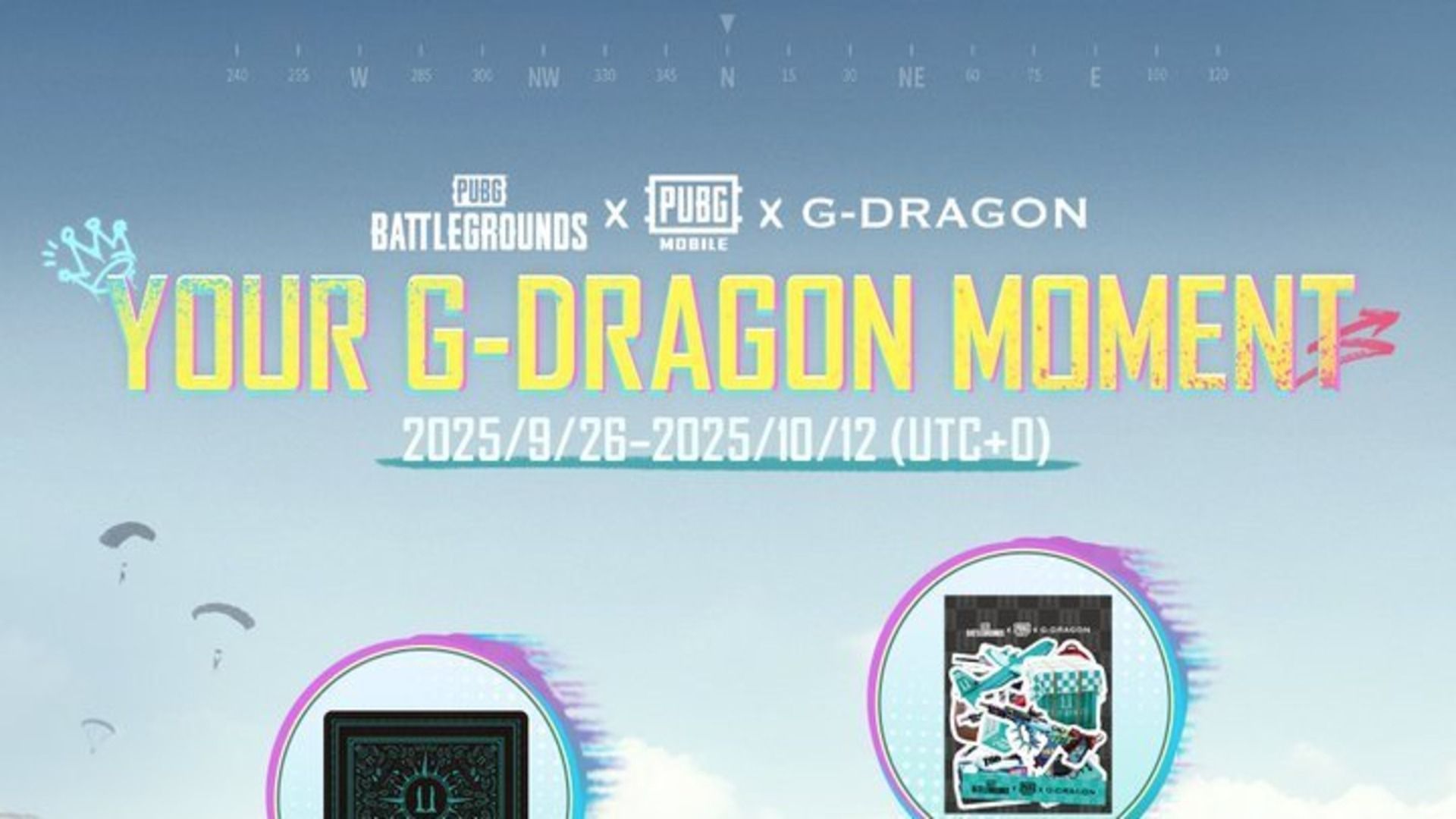 Participate in the PUBG Mobile x G-Dragon event now! (Image via Tencent Games)
