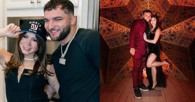 Cam Skattebo's GF Chloe Rodriguez dons blue in custom Giants RB-inspired outfit for Week 3 game vs. Chiefs