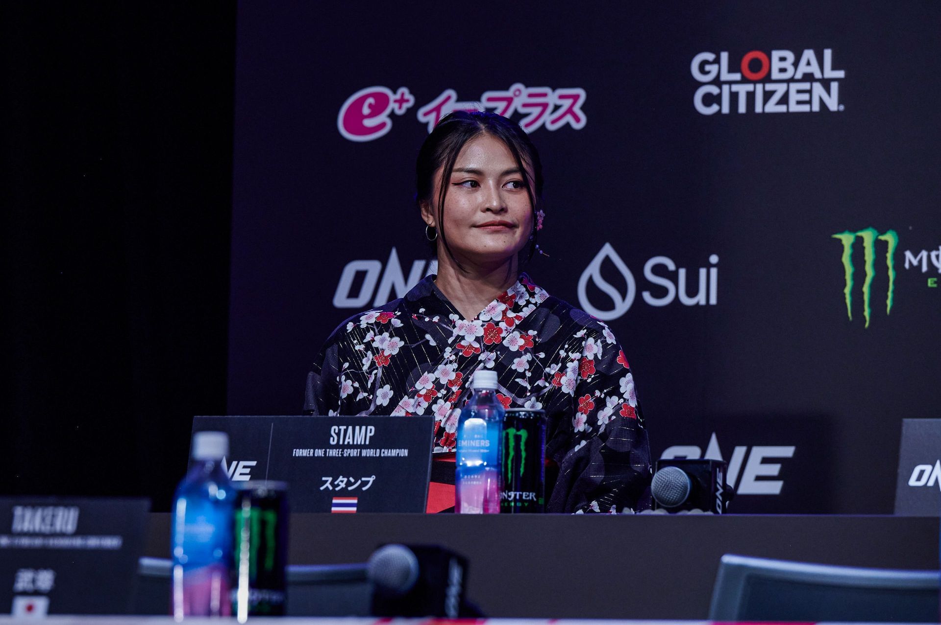 Thai megastar Stamp Fairtex (pictured) returns to action at ONE 173. [Image: ONE Championship]