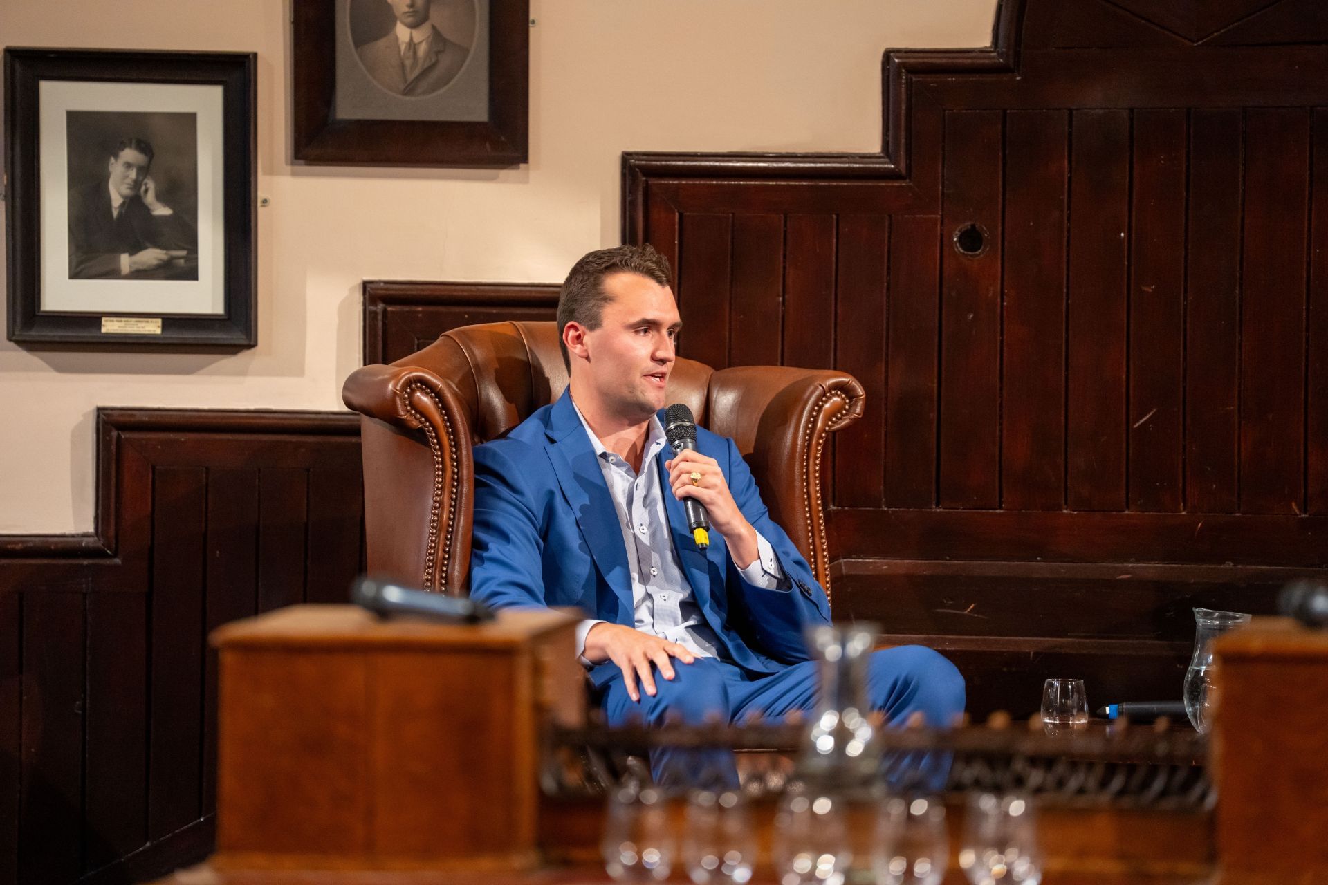 Charlie Kirk Speaks At The Cambridge Union (Image via Nordin Catic/Getty Images)